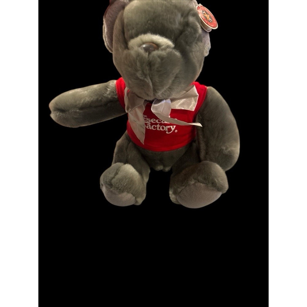 Cheesecake Factory Herrington Teddy Bear Brown Plush 2014 Red Shirt
